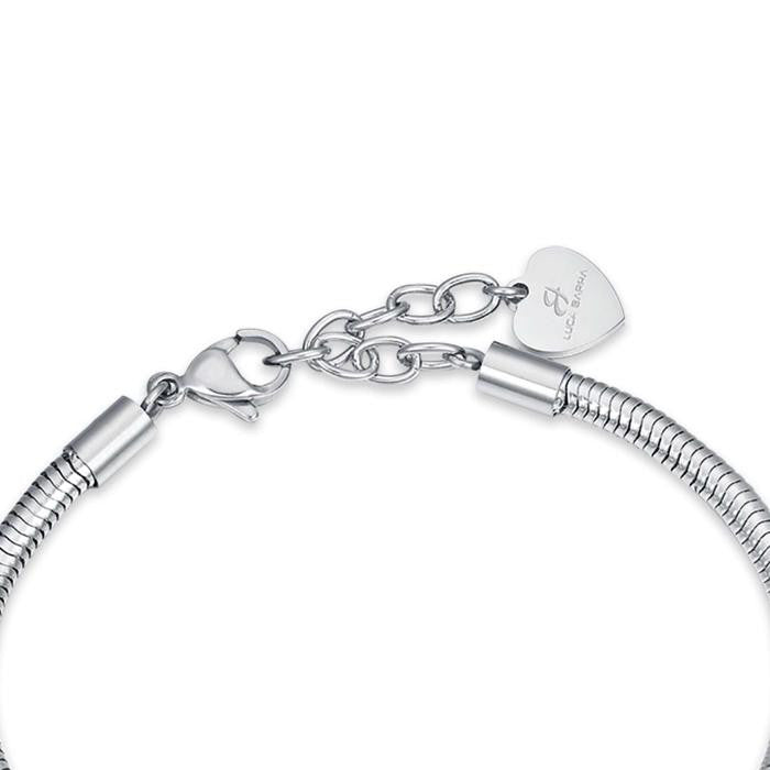 Bracciale In Acciaio Con Charms Love