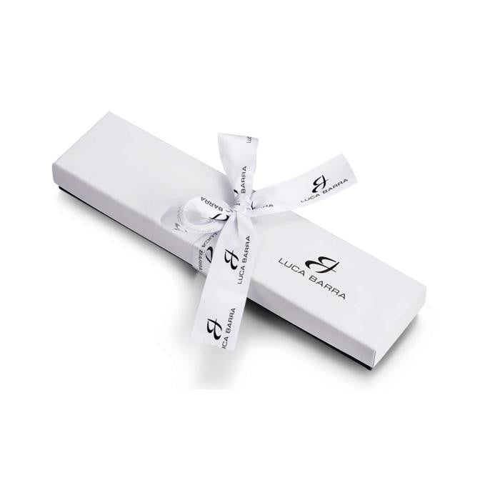 Bracciale In Acciaio Ip Gold Con Cristalli Bianchi