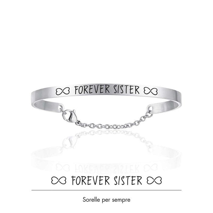 Bracelet en acier Forever Sister