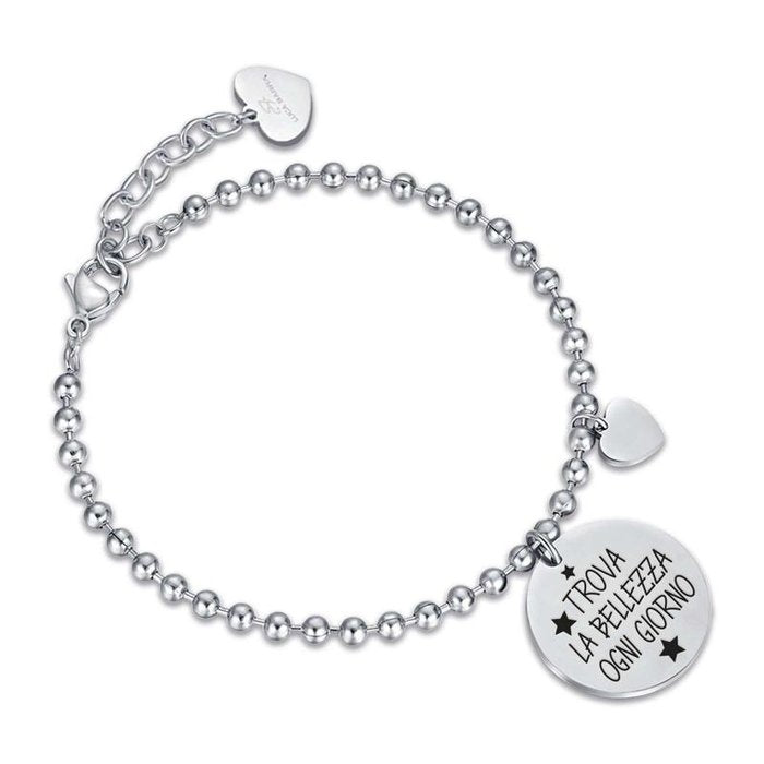 Bracelet en acier Trouvez la beauté au quotidien
