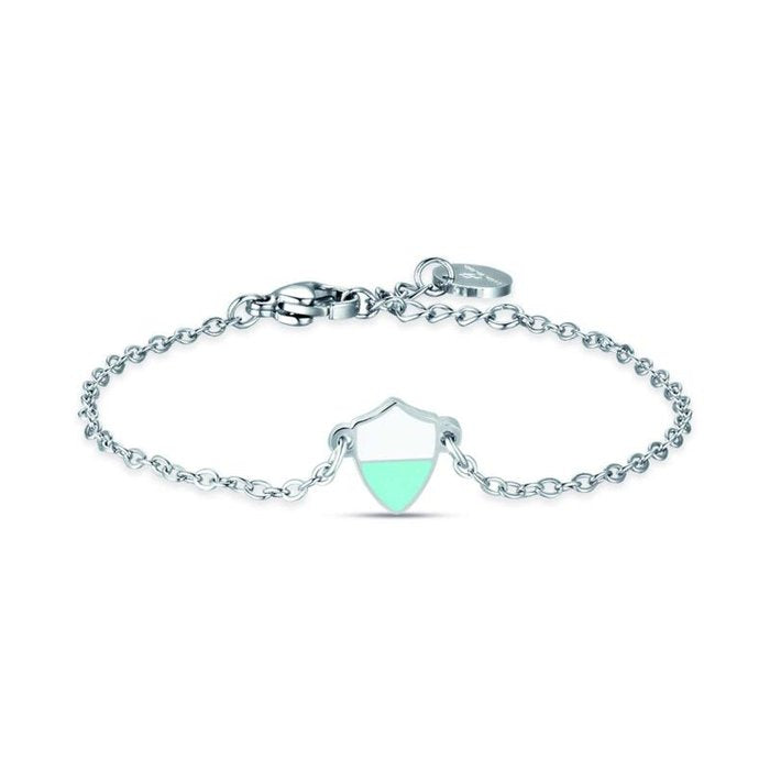 Bracelet junior en acier avec émail