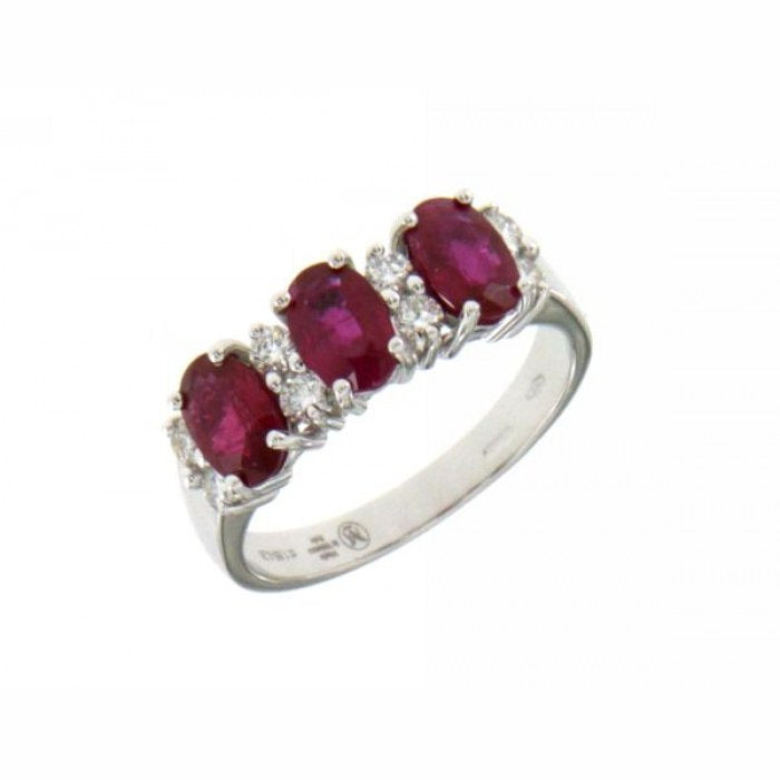 BAGUE RUBIS ET BROWNIE
