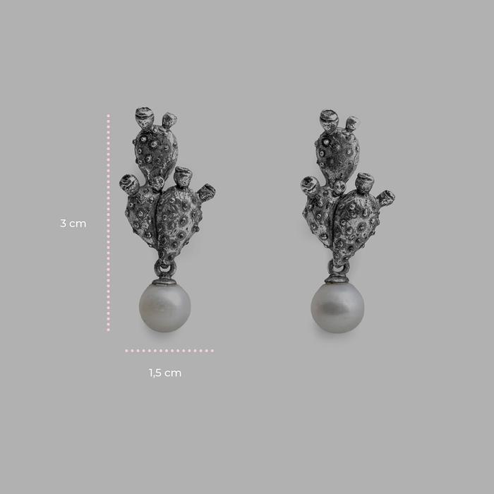 Boucles d'oreilles en perles de figue nue