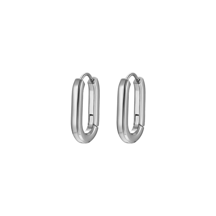 BOUCLES D'OREILLES EN ACIER POUR FEMMES