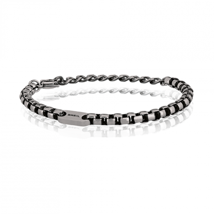 STEEL BRACELET WITH ANTIQUE FINISH