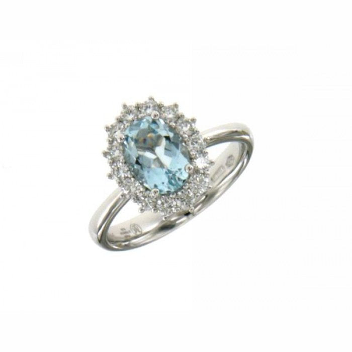 BR AQUAMARINE RING