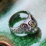 Silber Katze Ring - Steampunk Stil - Vignette | Steampunk Store