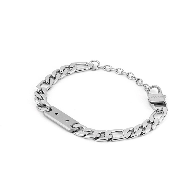 Wide flat mesh bracelet