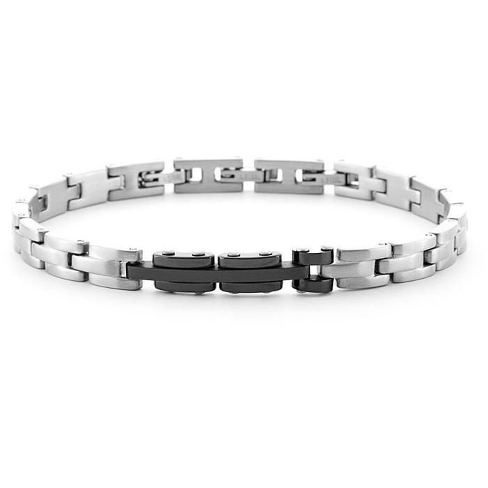 Bracelet en céramique noire PVD noir