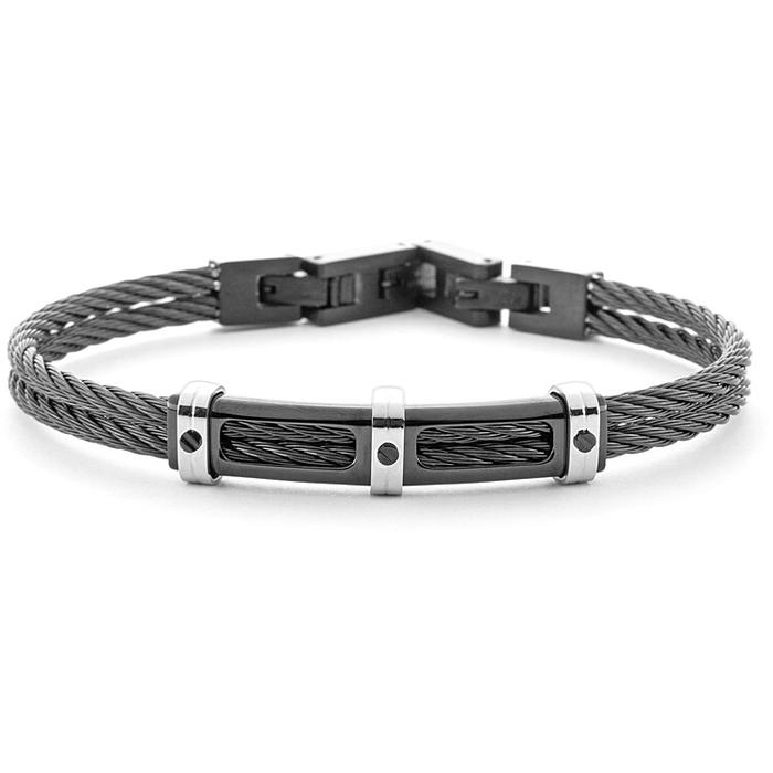 Bracciale rigido pvd nero