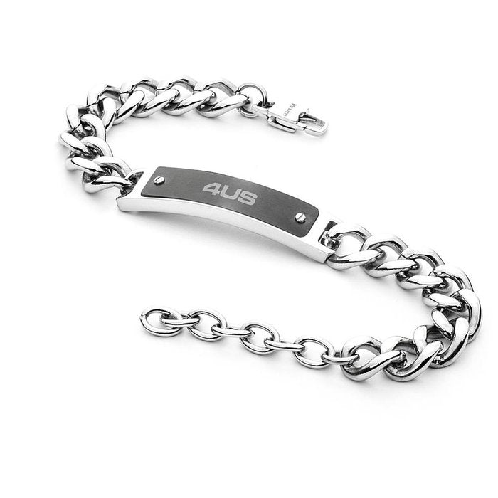 Plate chain bracelet