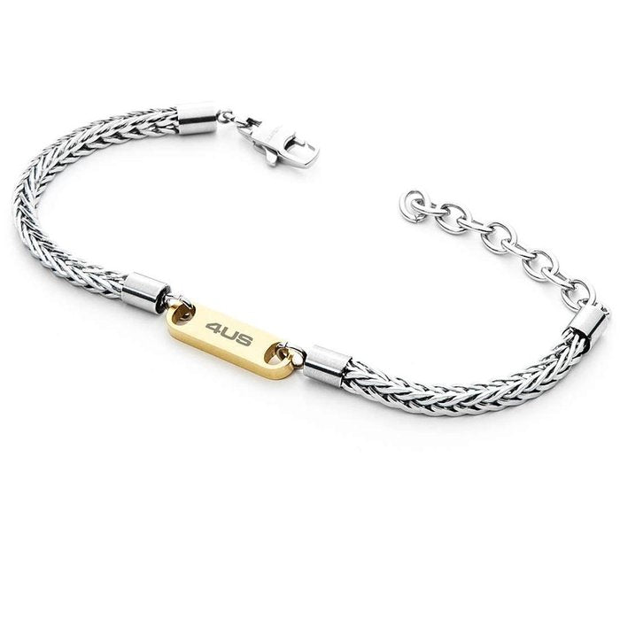Bracelet avec insert en or