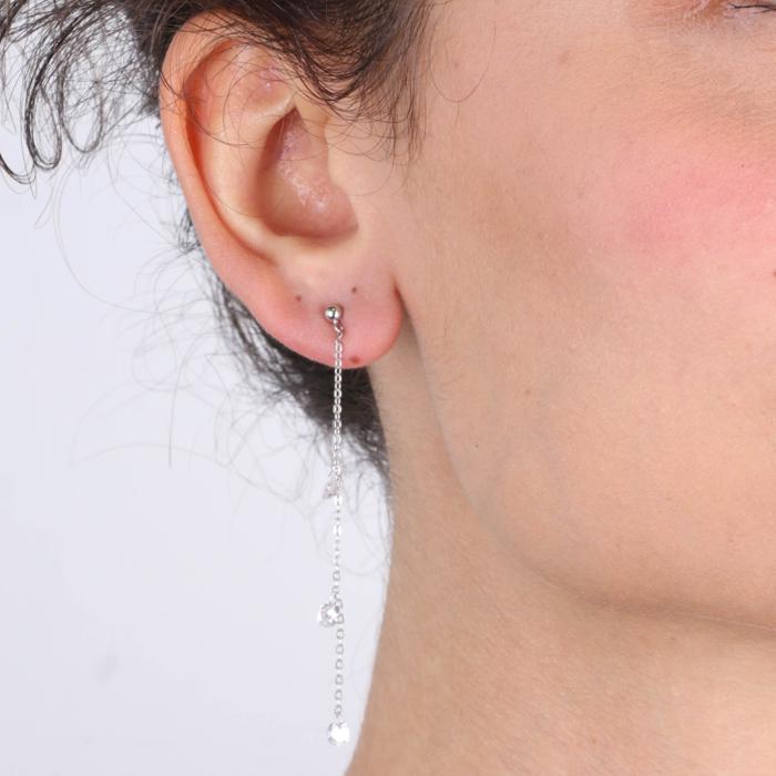 Boucles d'oreilles en argent 925