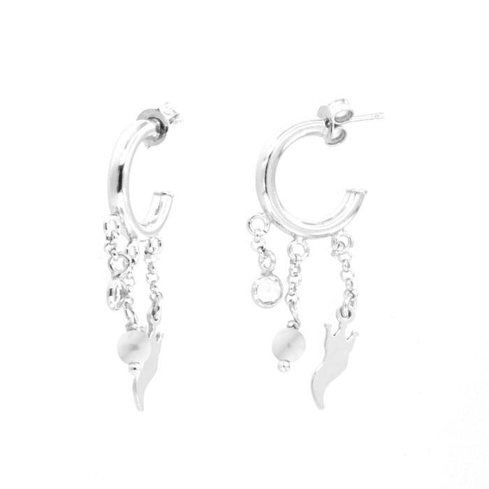 Boucles d'oreilles en argent 925