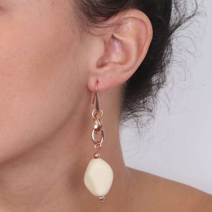 Boucles d'oreilles en métal