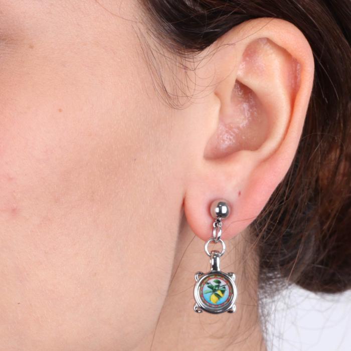 Boucles d'oreilles en métal
