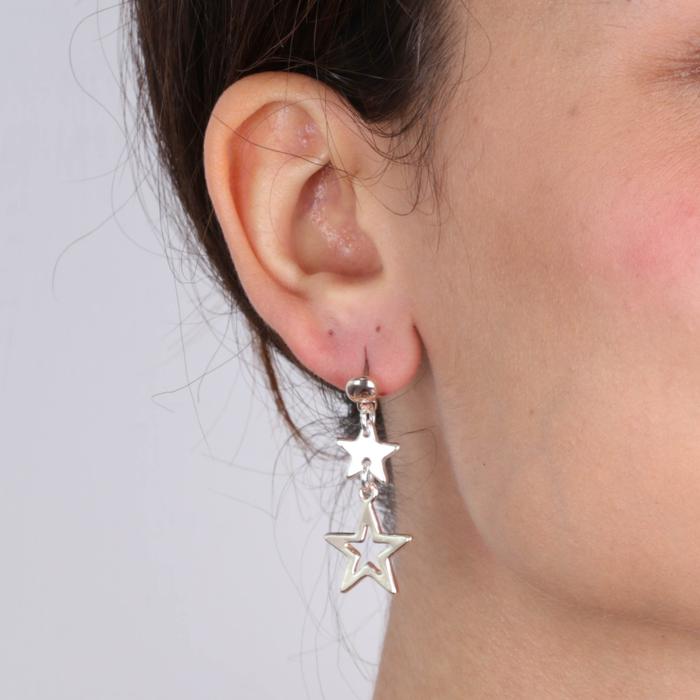 Boucles d'oreilles en métal
