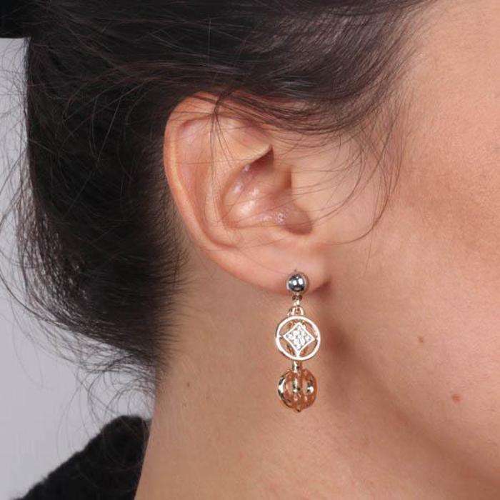 Boucles d'oreilles en métal