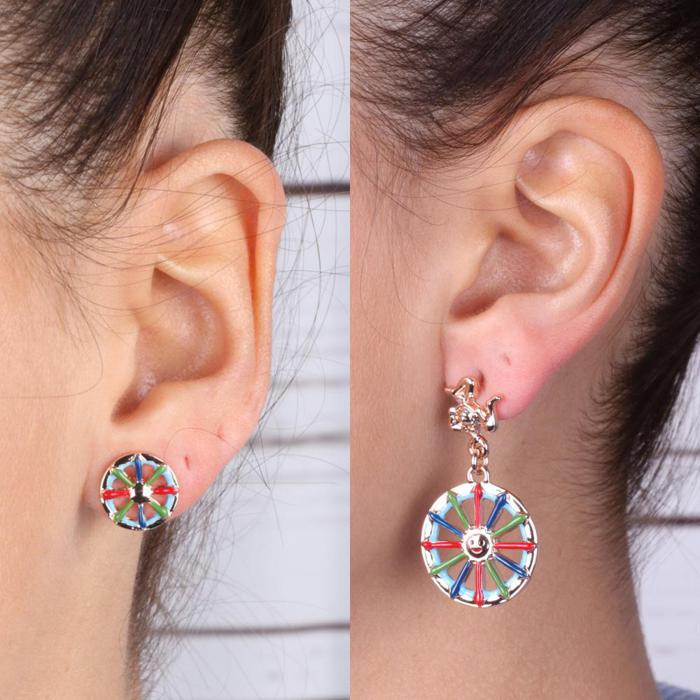 Boucles d'oreilles en métal