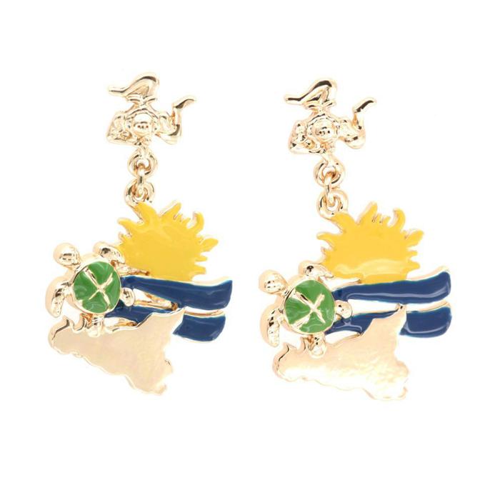 Boucles d'oreilles en métal