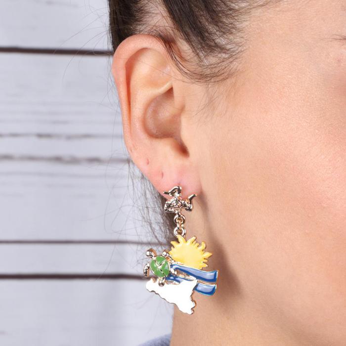 Boucles d'oreilles en métal