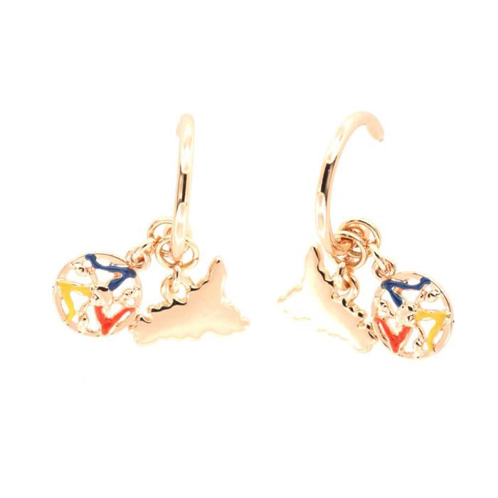 Boucles d'oreilles en métal