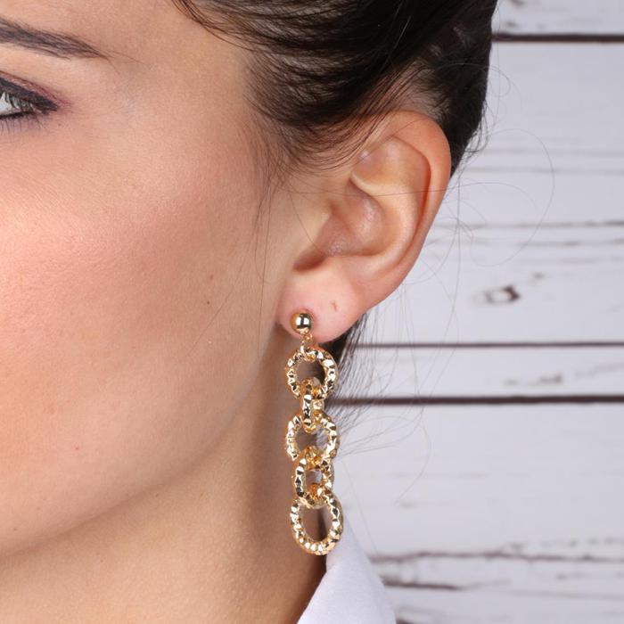 Boucles d'oreilles en métal