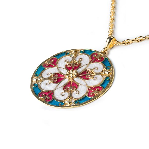Pendentif cathédrale en nacre