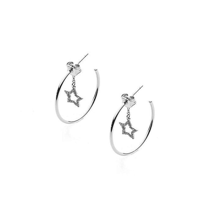 Boucles d'oreilles femme bijoux 4US Cesare Paciotti