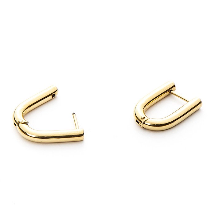 Oval Laminated Earrings