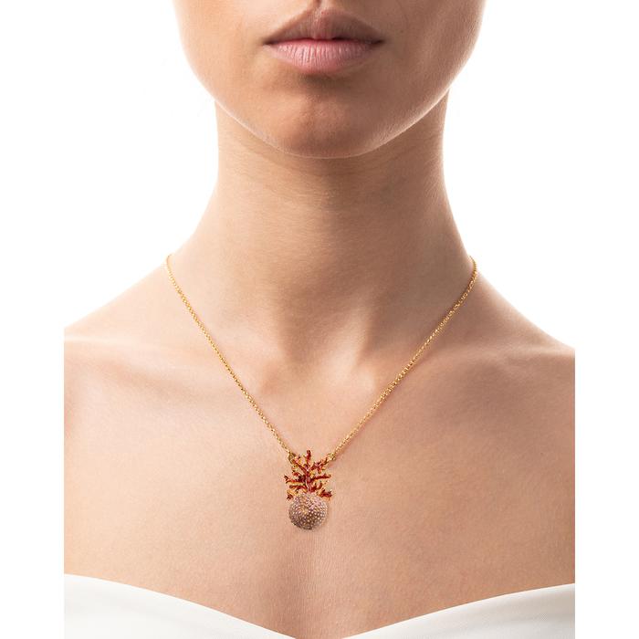 Collana Riccio Carosello/Corallo