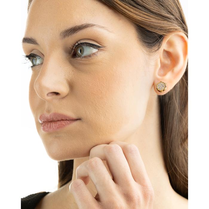 Boucles d'oreilles Mini Tambourin Lapilli