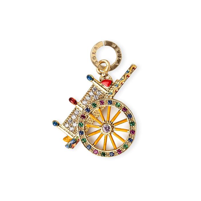 Lapilli Cart Charm