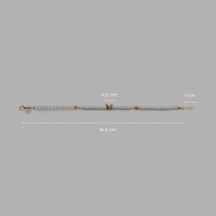 Mini Butterfly Pearl Bracelet