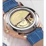 Montre Squelette Femme Bleue - Vignette | Steampunk Store