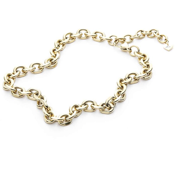 Laminated chain necklace