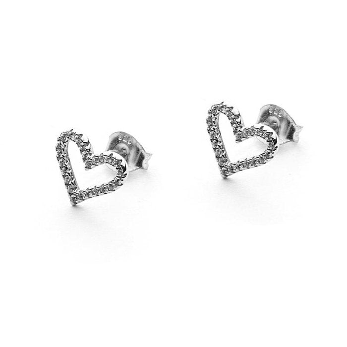 Boucles d'oreilles en forme de cœur