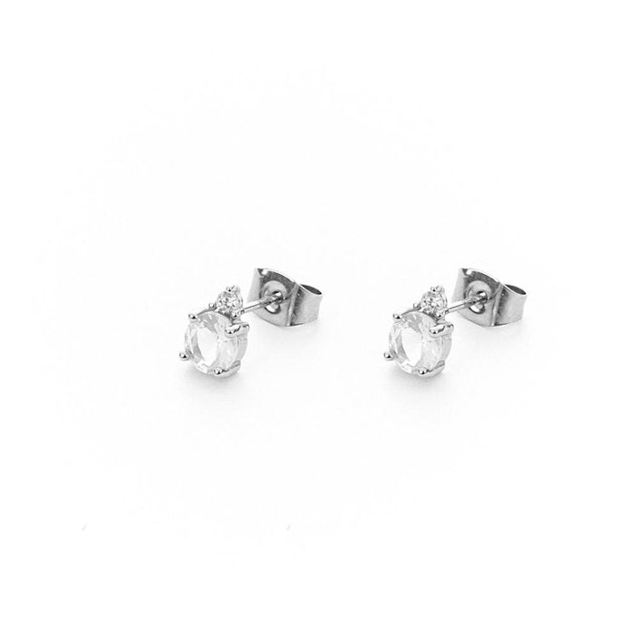 Zircon earrings