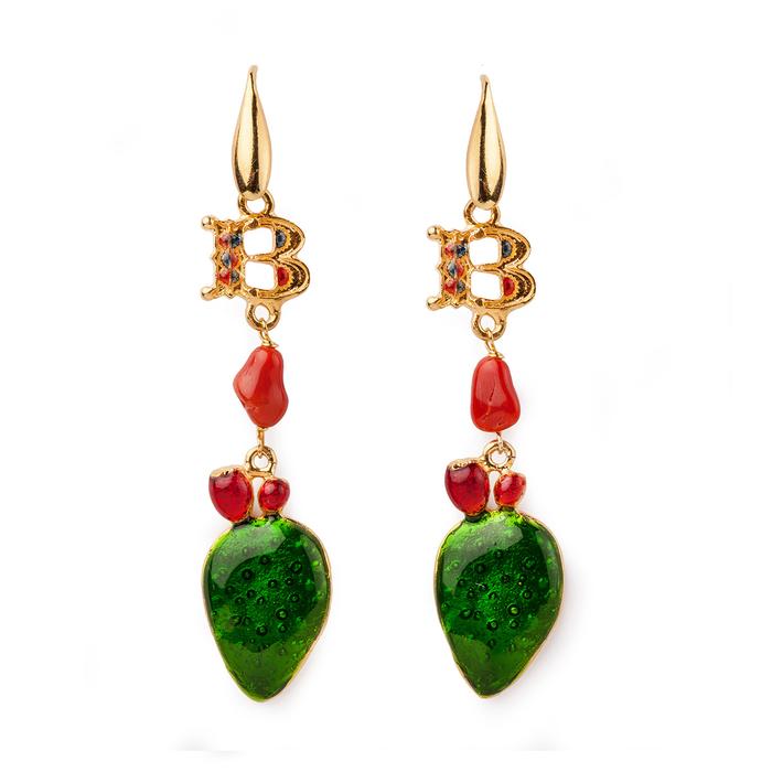 Boucles d'oreilles Mini Logo Pala Fico d'India