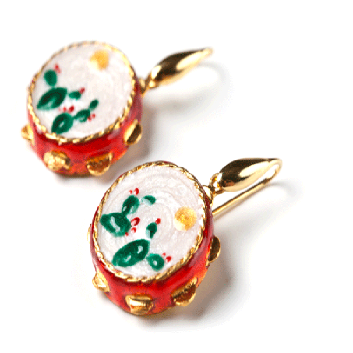 Tambourine Earrings