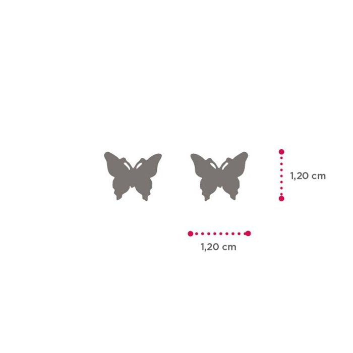 Boucles d'oreilles mini papillon