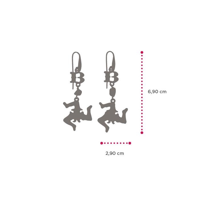 Orecchini Mini Logo Trinacria