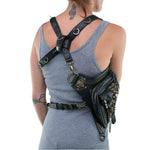 Marsupio Gotico - Pelle & Catene - Vignette | Steampunk Store