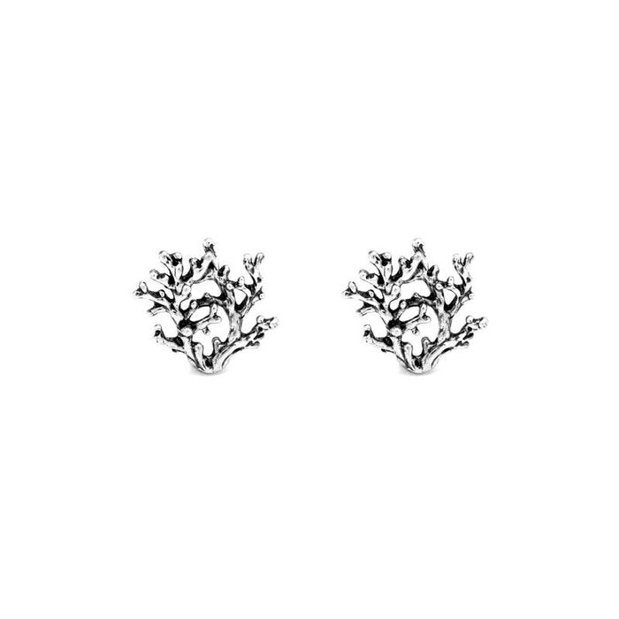 Medium Coral Earrings