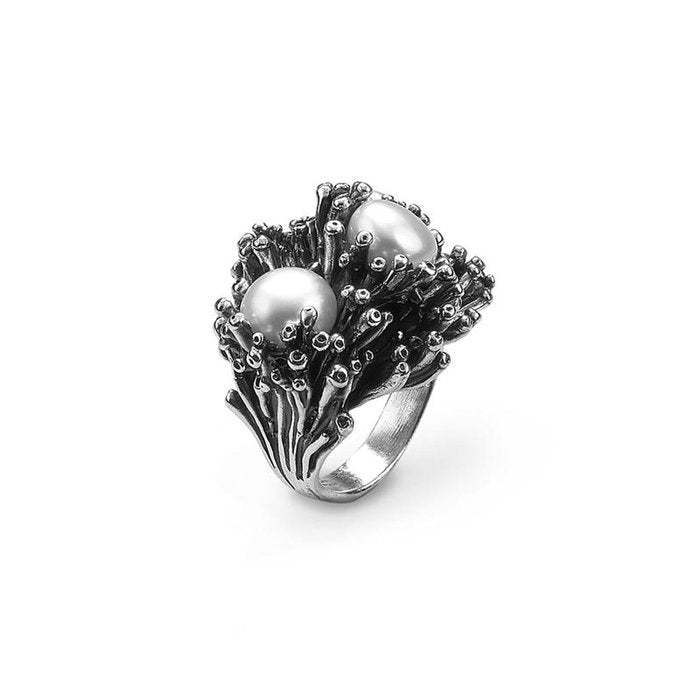 Grande bague anémone