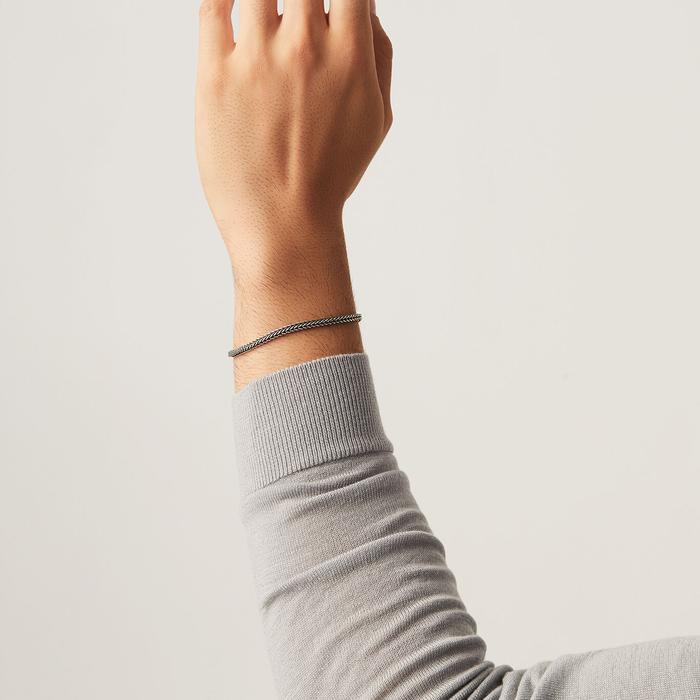 Petit bracelet tressé carré