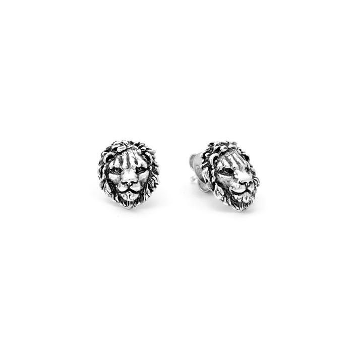 Lion Head Earrings