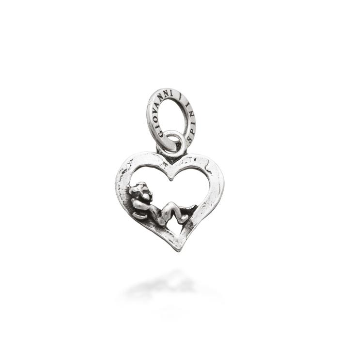 Charm Cupidon sur le cœur