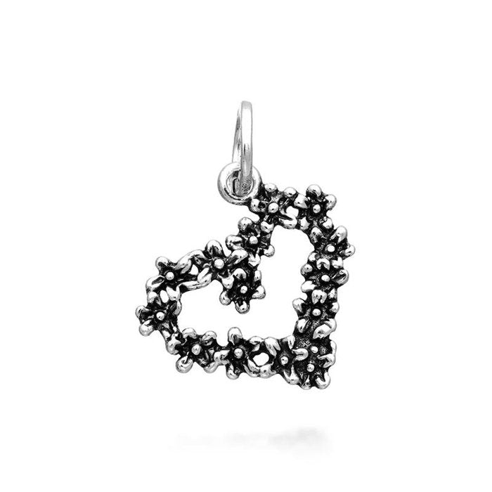 Daisy Heart Charm