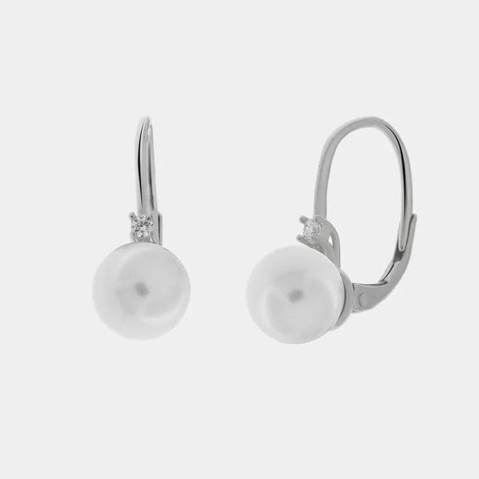 Boucles d'oreilles en argent 925 avec perle